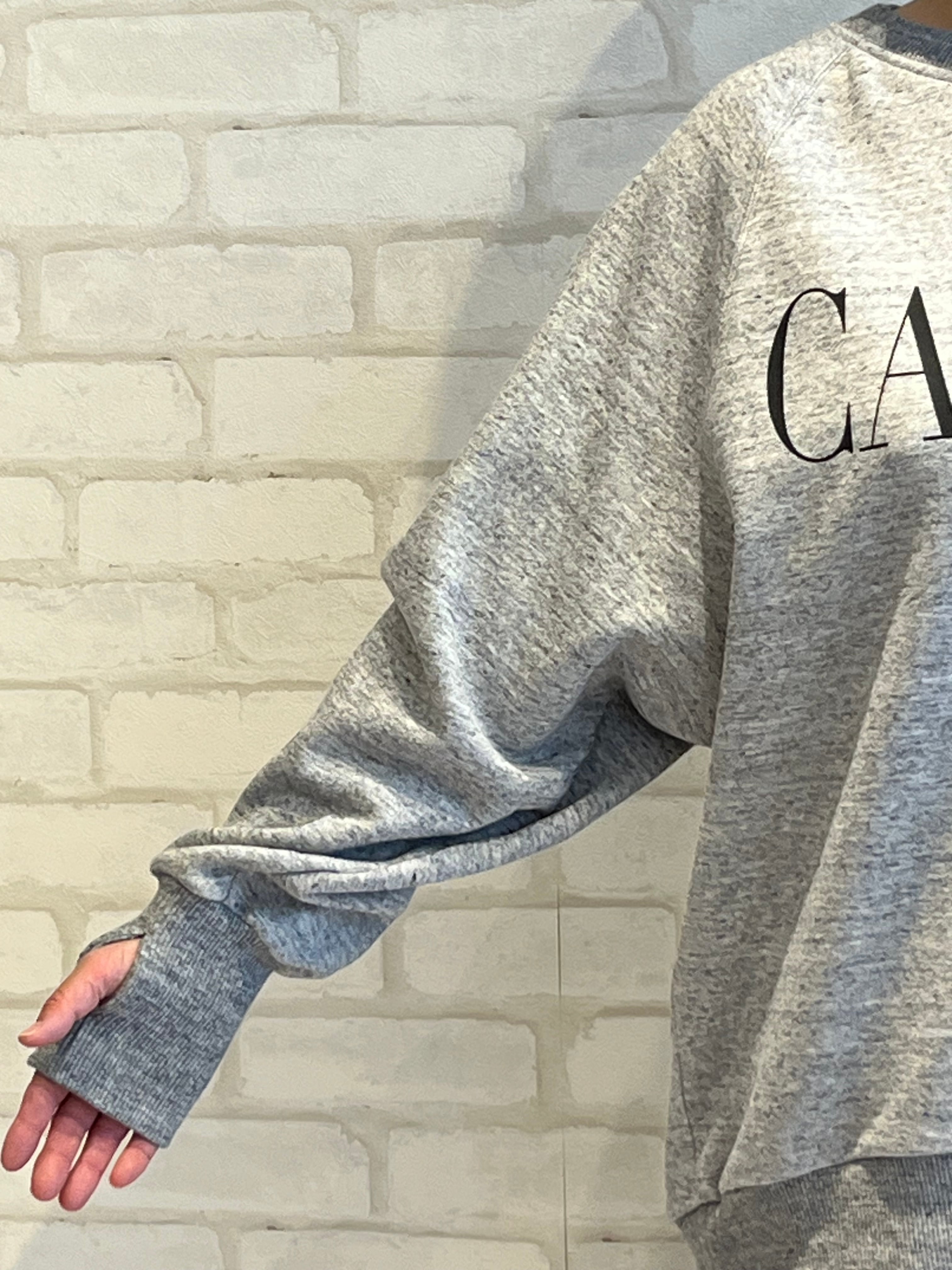 2025AW新作/cafune/535962/スウェットロゴプルオーバー(グレー) | QREEQ