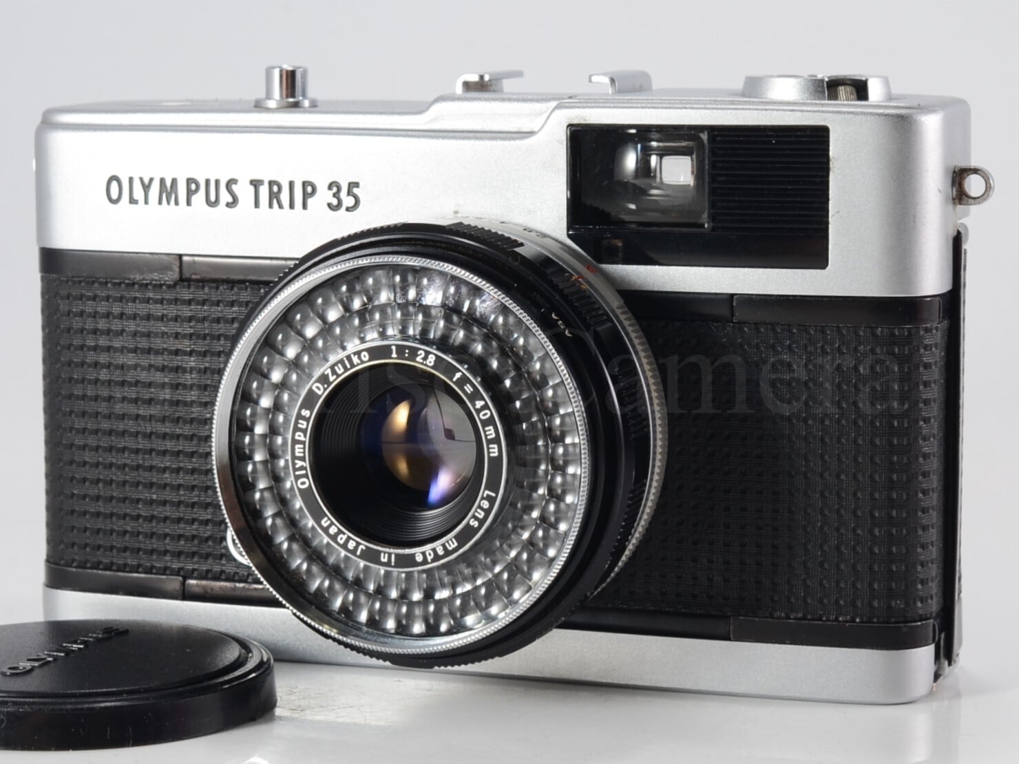 【整備済　美品】ベージュ オリンパスTrip35 40mm f2.8 #1241 作例あり】OLYMPUS TRIP35 / D.Zuiko 40mm F2.8 ネガフィルム付