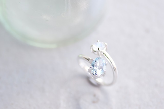 【ONE-OF-A-KIND】round ring #13 SV925 <ametrine> / リング ＜アメトリン＞