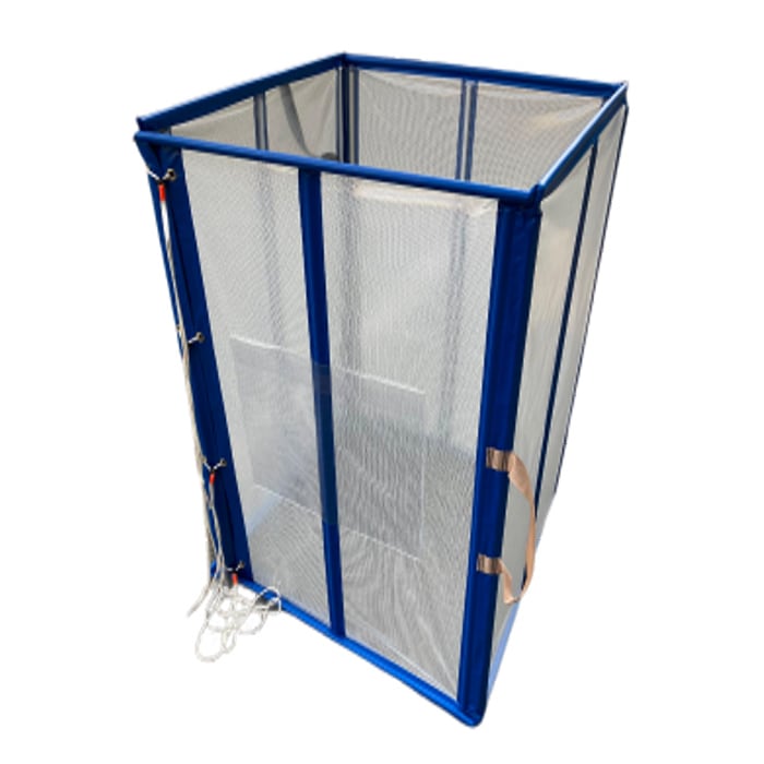 フレコンスクエア TYPE2 1個 AR-2936 AR2936 サイズ:830角×1100H 重量:4kg フレコンバッグをサポートする,折畳み式で持ち運び簡単,纏め用ゴムバンド付き,ロープを緩めることで開閉,土木現場,携行性(持ち運びに便利)災害対策,水害対策,a祭(アラオ)旧AR-2930