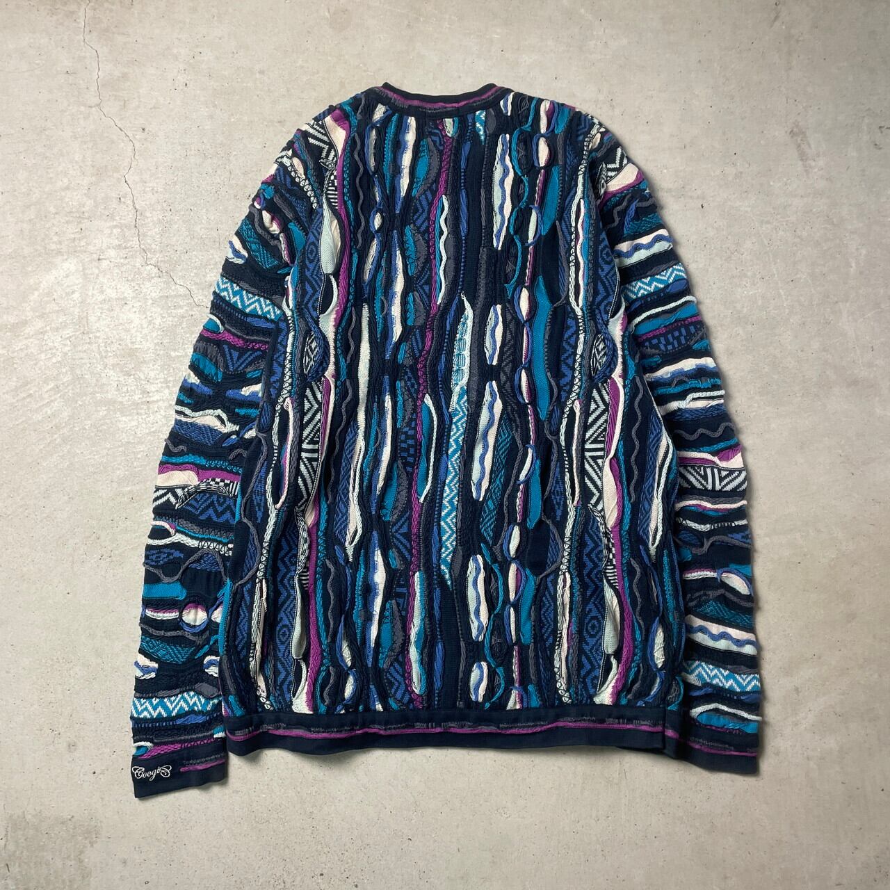 希少 オーストラリア製 クージー COOGI 3Dニット  セーター R15