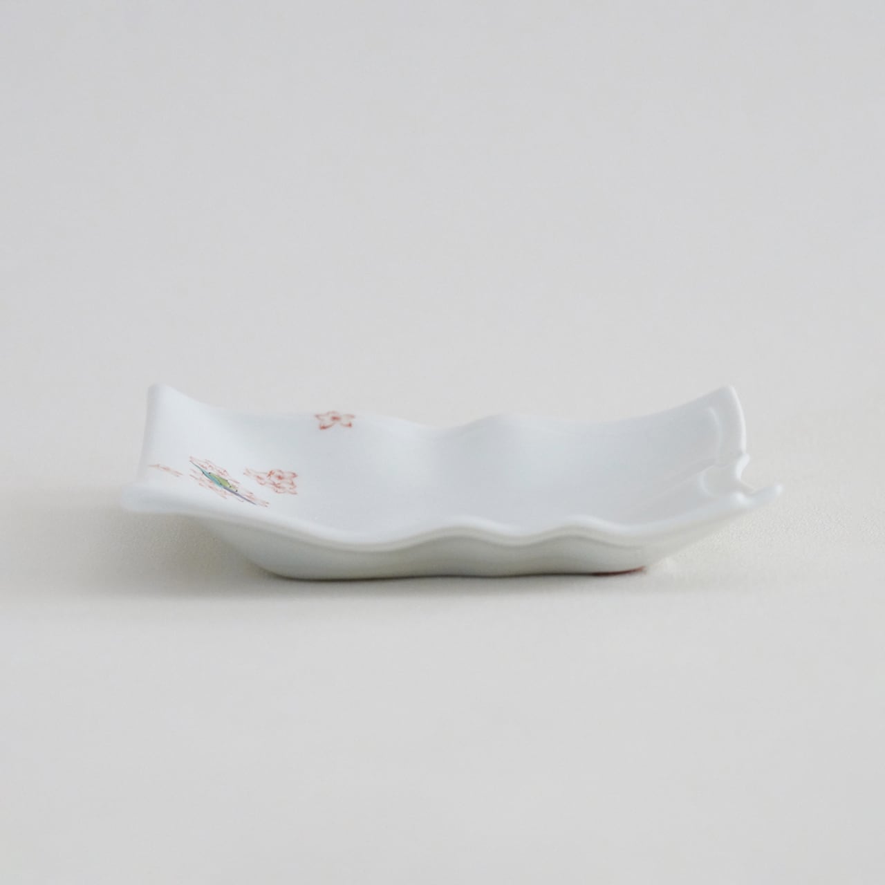 桃花文 銘々皿（1枚） | 肥前赤絵窯元 鷹巣
