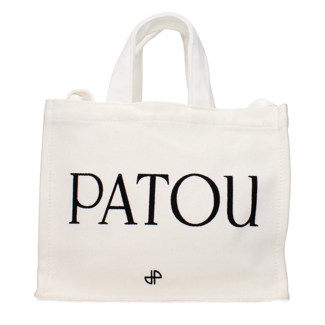 【新品】PATOU パトゥ レディース ハンドバッグ コットン ホワイト AC0250076090C