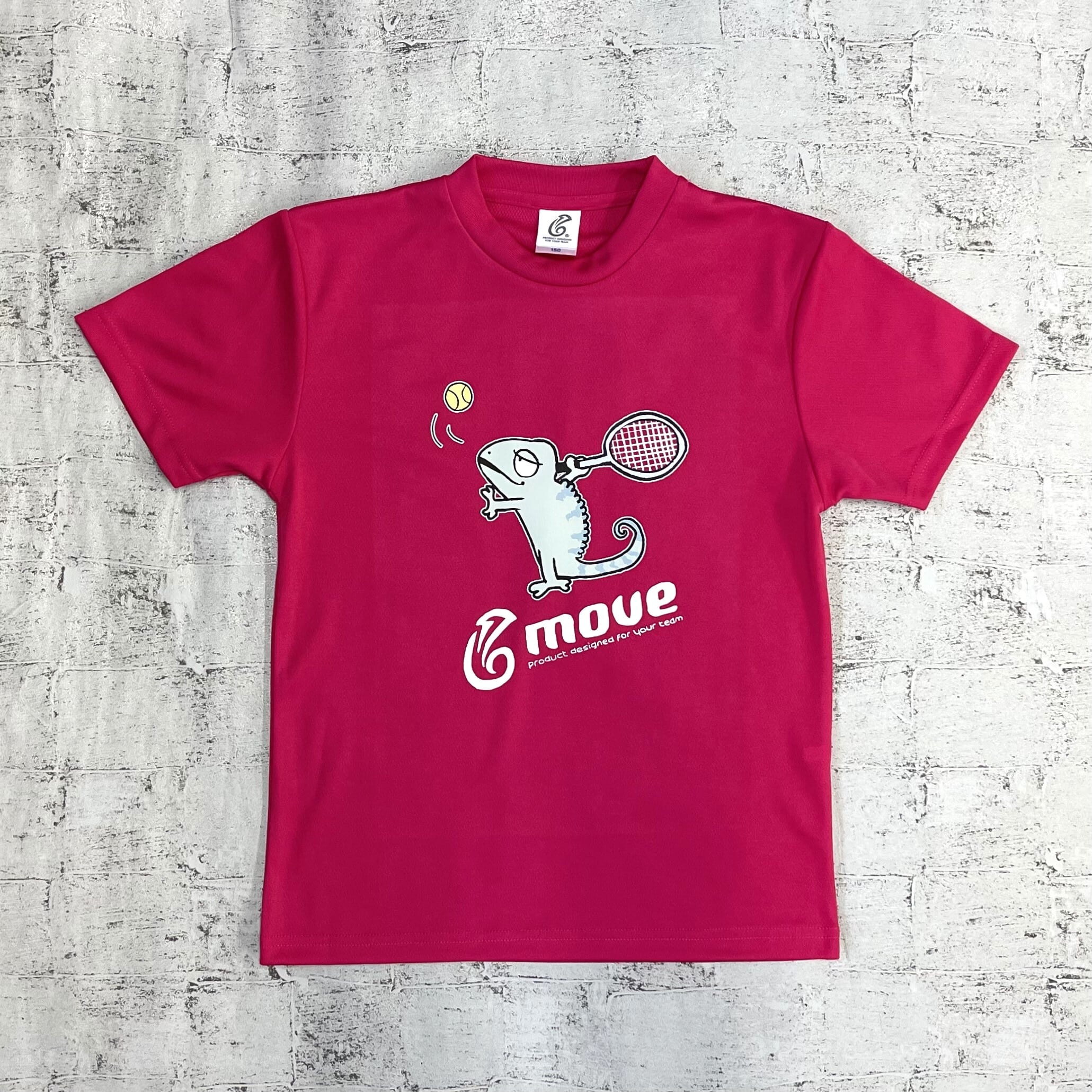 ジュニア ドライTシャツ 25JTD【tropical pink】