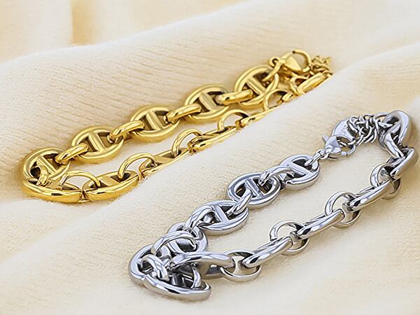 ハワイアンジュエリー　ブレスレット アンカーチェーン・ブレスレット -Hawaiian Heirloom 316l- [blel4002