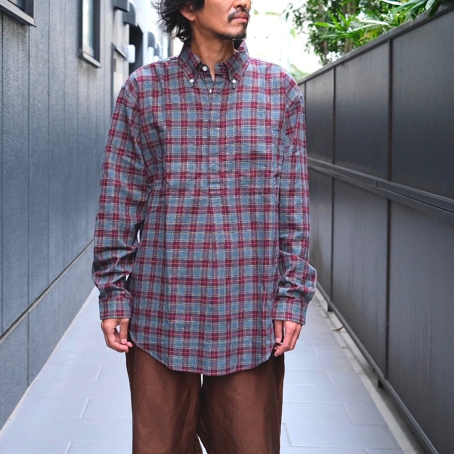 KENNETH FIELD(ケネスフィールド) /ROOMY B.D SHIRTSⅡ-RED-(7) | Signs