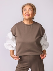 Mylanka(ポンチ素材トップス)