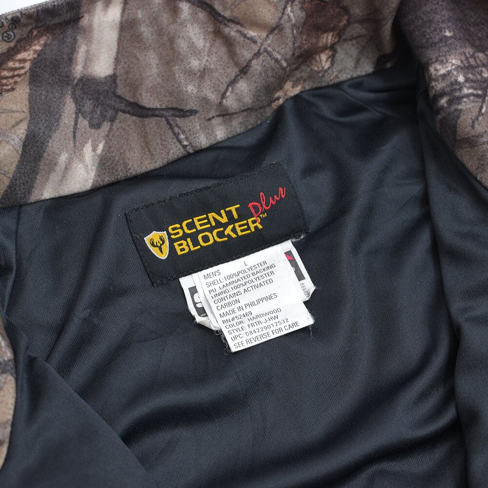 90s～ SCENTBLOCKER リアルツリーカモ柄 スタンドネック