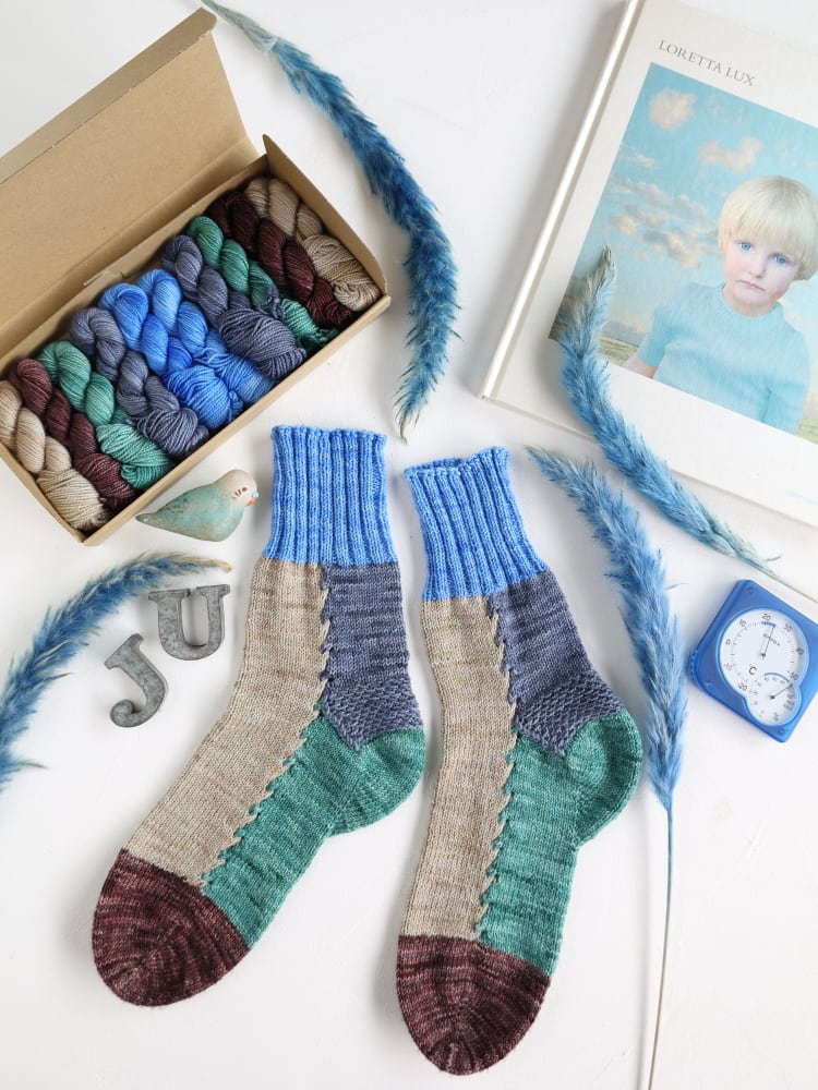 編み図 〜 Goshiki Kanon Socks〜 靴下 / パターン / ソックス