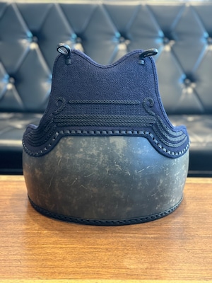 【オススメの織刺胸+紺生地胴】【胸Lサイズ身長165〜175cm】1名様限り‼️ 松勘製『二段曙光飾り』 日本製 竹胴 紺生地胴