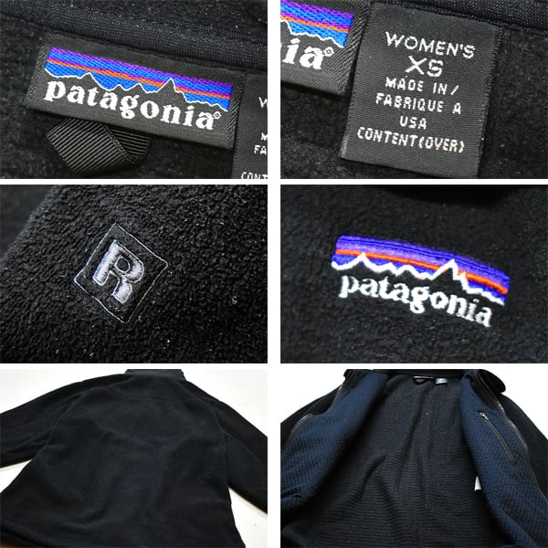 1点物◇パタゴニアPatagoniaレギュレーターR4黒フリースジャケット古着