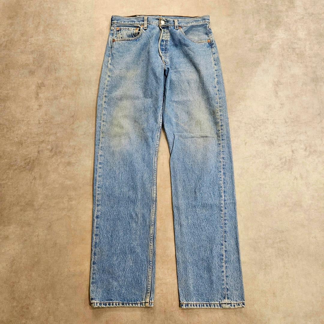 リーバイス501 Levis W33 エルパソ 青 USA製 90s 17462