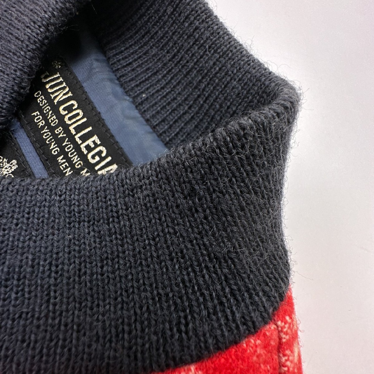 激レア!!70s!!ビンテージ◆JUN COLLEGIAN ジュン チェック柄 ウール ジャケット /昭和レトロ アイビールック オールド VAN JAC ヴァン