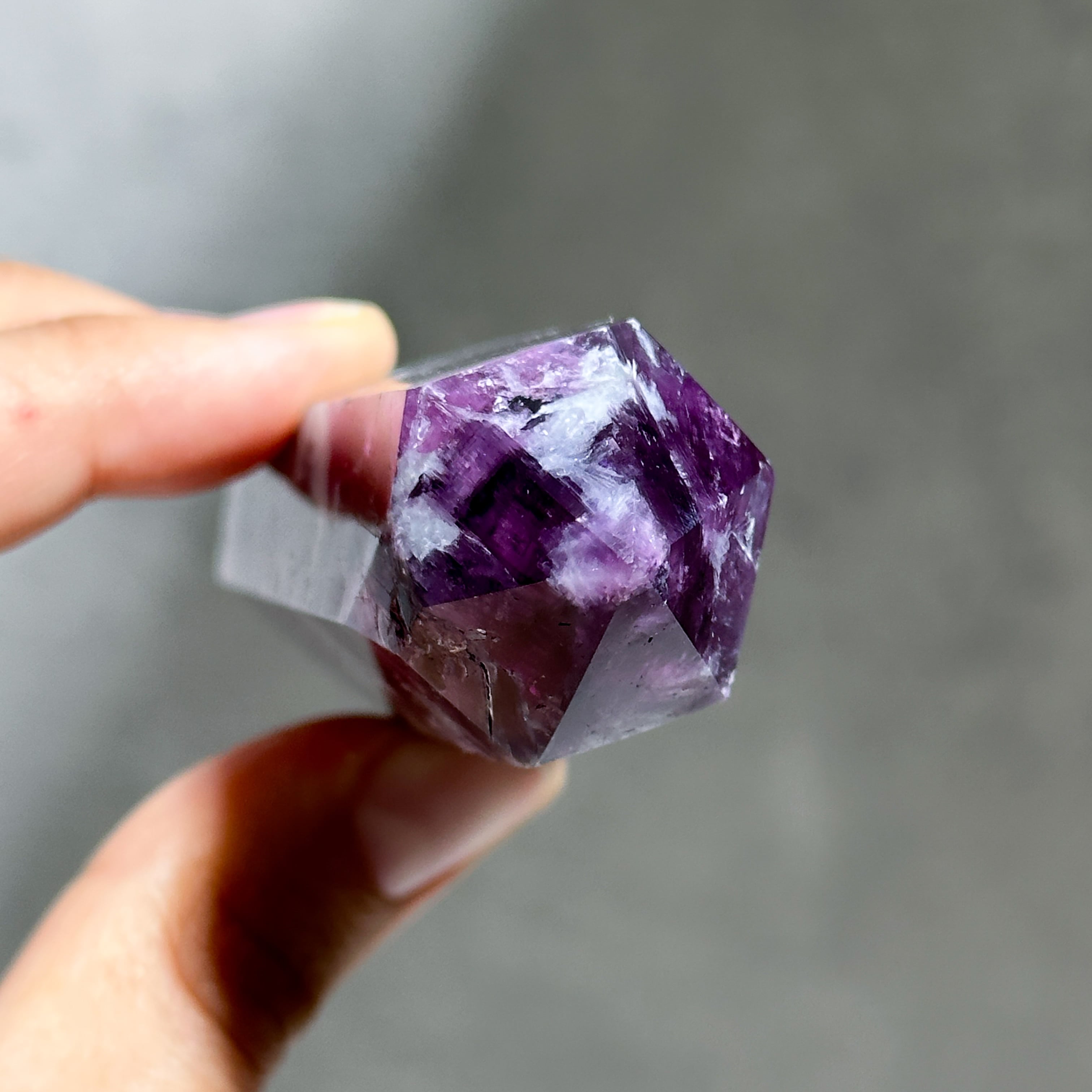レピドライト タワー型12◇ Lepidolite ◇天然石・鉱物