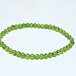 ペリドット ブレスレット 4mm メール便可 一点物 111-50514