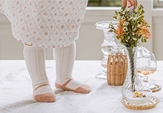 ※お洋服と同梱限定※【即納】<Happyprince>  Nadia Mary Jane baby Knee socks