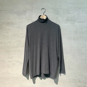 【NO CONTROL AIR】シルキーテンセル・ベアフライスタートルネックプルオーバー/NC0202TN