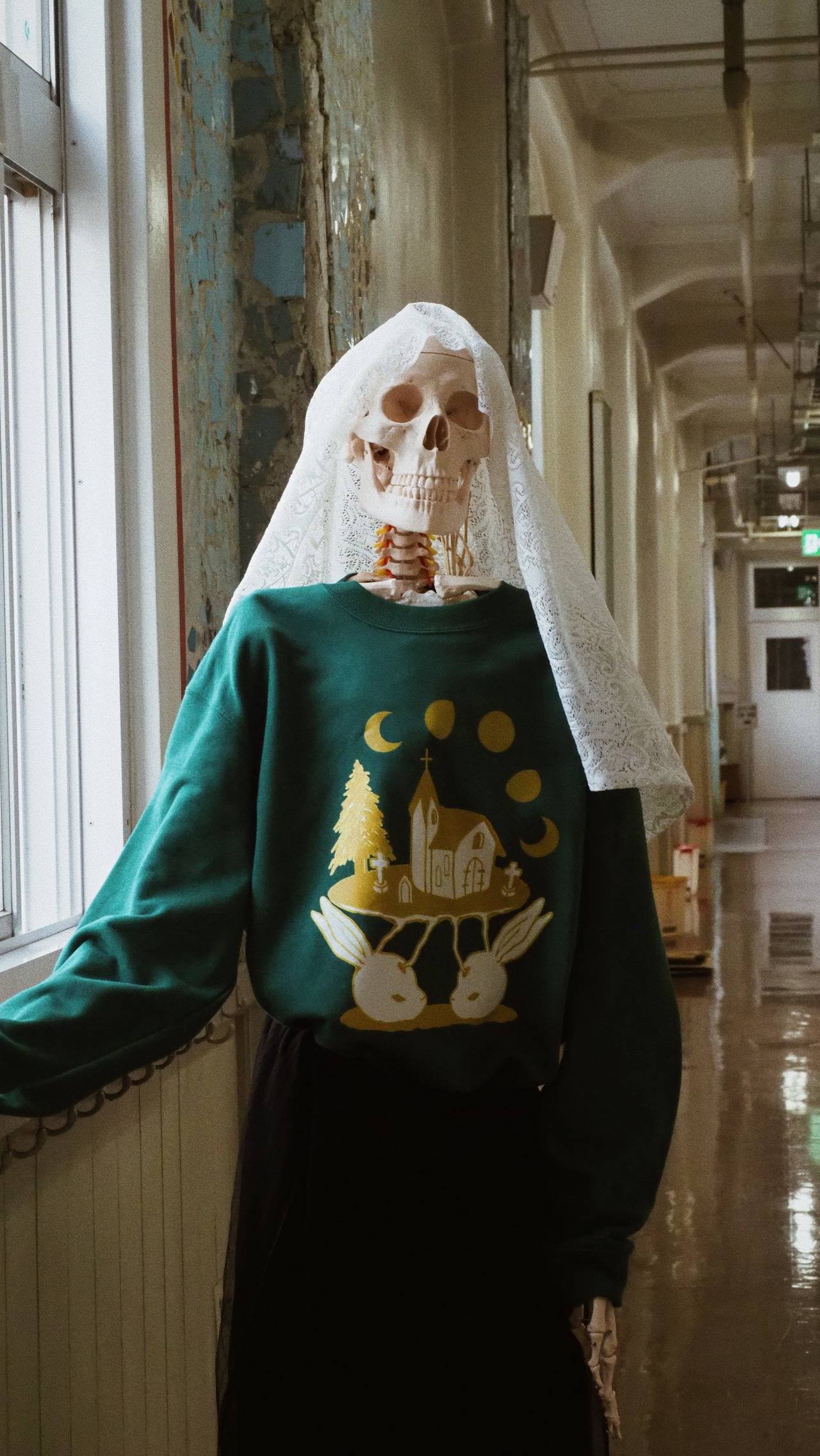 Prayer of the Two-Headed Rabbit Sweatshirt