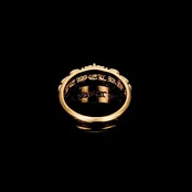 FLORAL RING SMALL GOLD