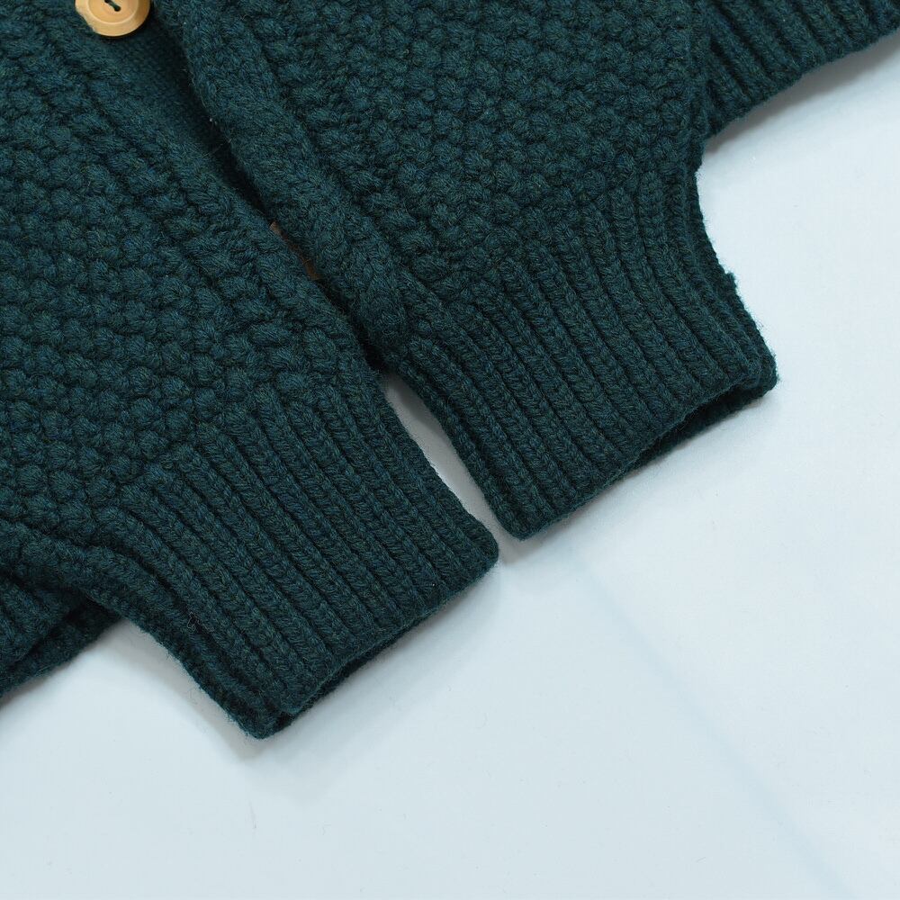 ビンテージ フィッシュマンニットカーディガン クルーネック ハンドニット アラン USA古着 ハンドメイド アランニット カーディガン ニット ハンドニット