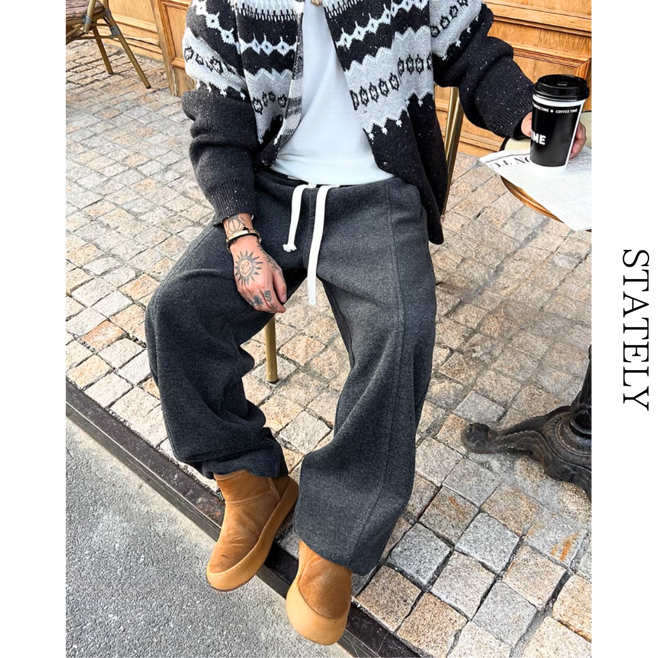 Soft Sweat ワイドPants/2color_B26・画像5