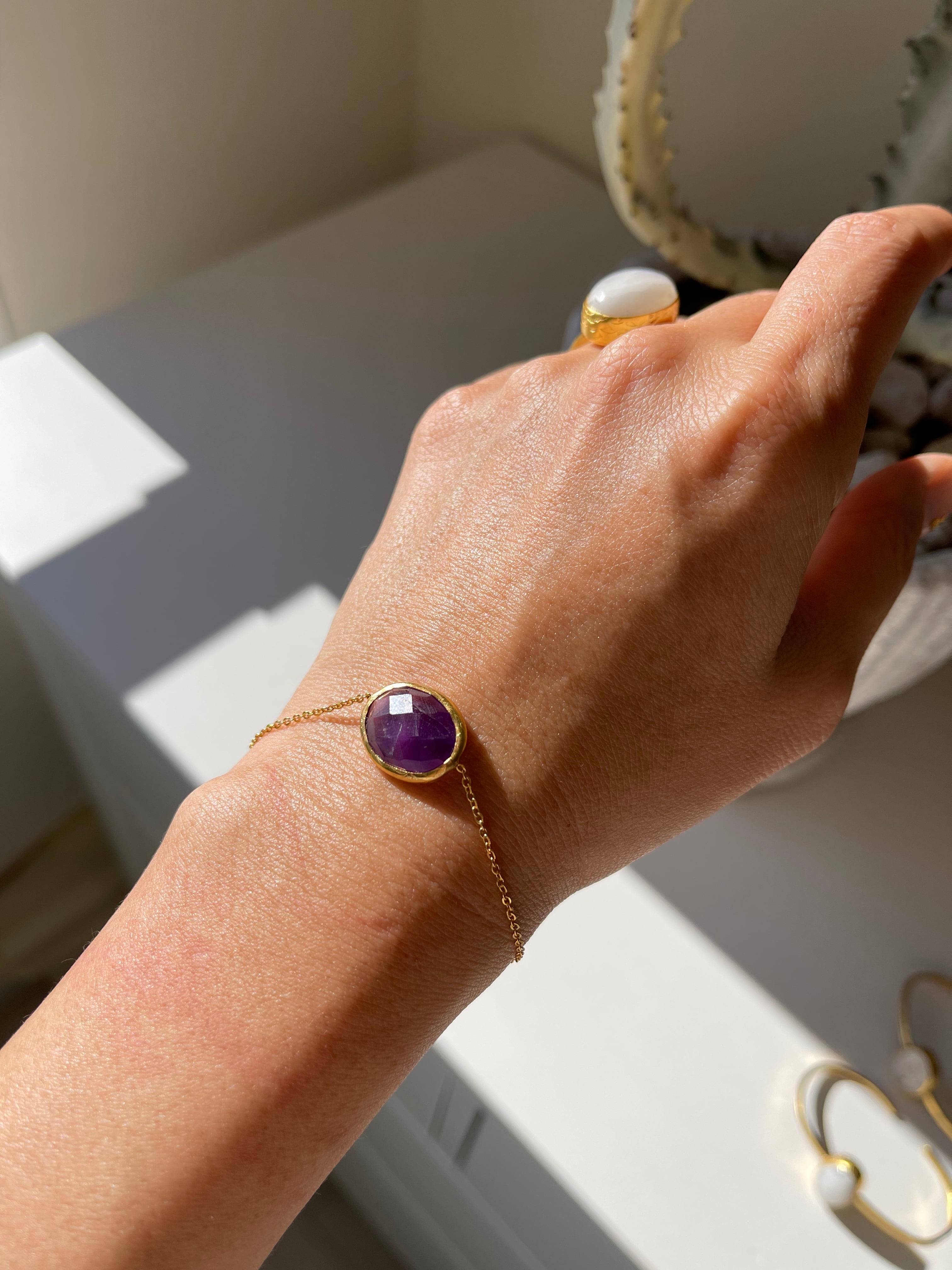 Amethyst bracelet/アメシストブレスレット