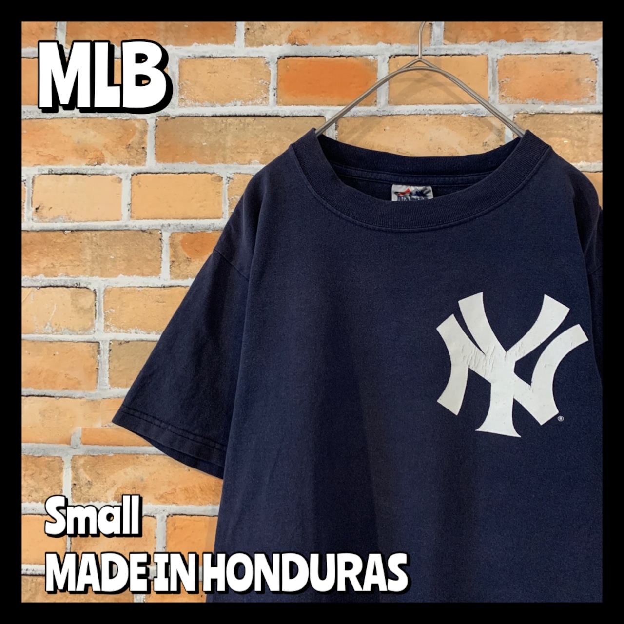 【MLB】 ニューヨーク ヤンキース ロゴ Tシャツ アメリカ古着 NY