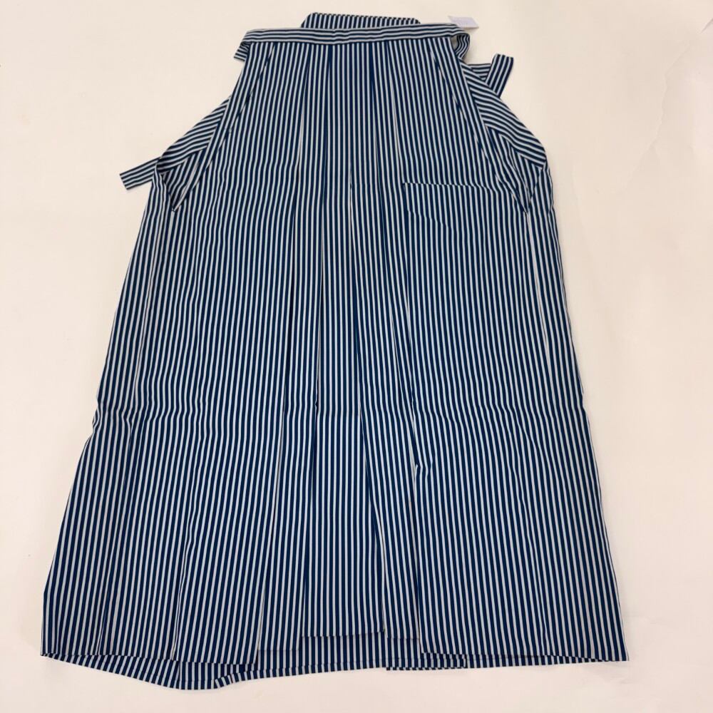 袴 行灯袴 男袴 紐下丈94.5cm 2L-3L size 男性用袴 成人式袴 紺 グレー 中古 6712