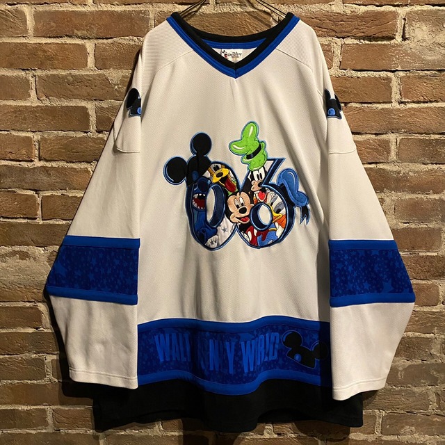 【Caka act3】"Old Disney" Many Character Design Long Sleeve Game Shirt