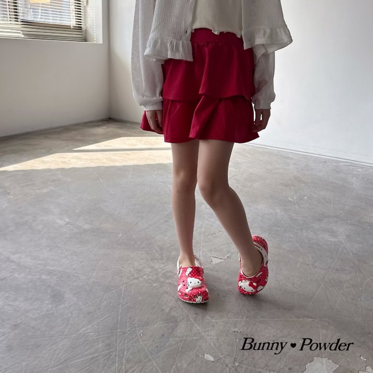 [Bunny Powder] (Planning) Vivid Tiered Skirt (2XL/3XL/4XL) / [버니파우더] 기획)비비드캉캉스커트 (2XL/3XL/4XL)