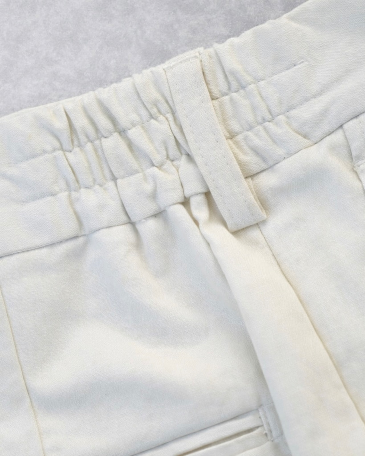 【ウエスト伸縮】 ナポリフィットテーパードトラウザーズ (上質)