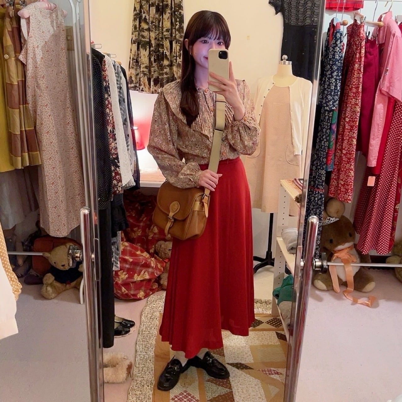 sac / beige brown shoulder bag