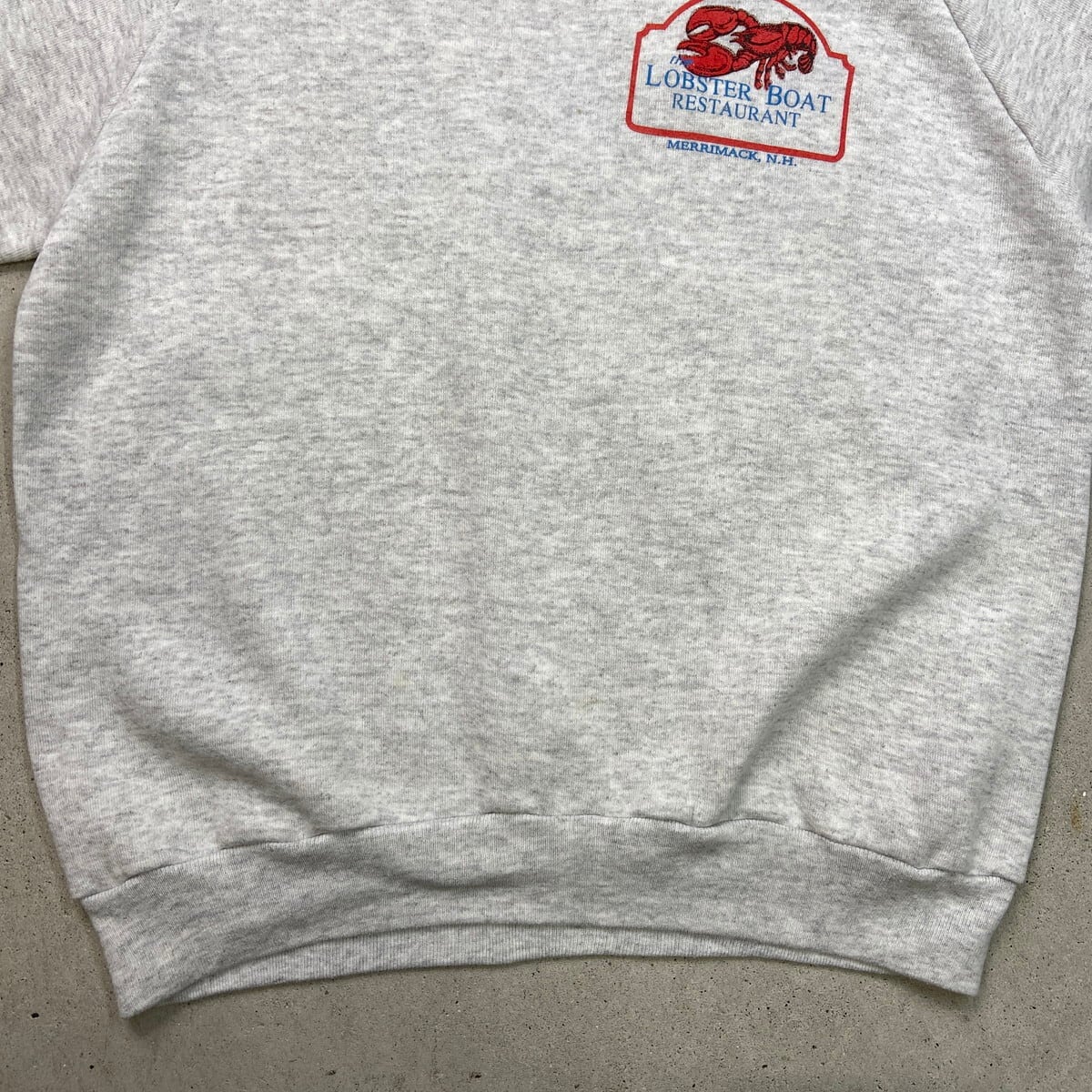 古着 THE LOBSTER BOAT RESTAURANT 企業ロゴプリント スウェットシャツ