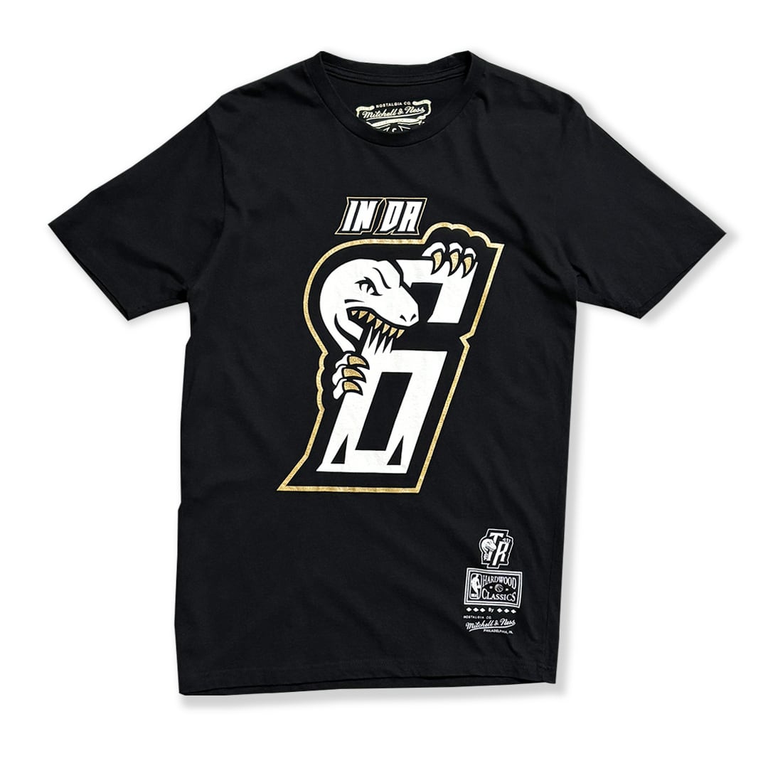 Toronto Raptors Printed T-Shirt. Mitchell & Ness