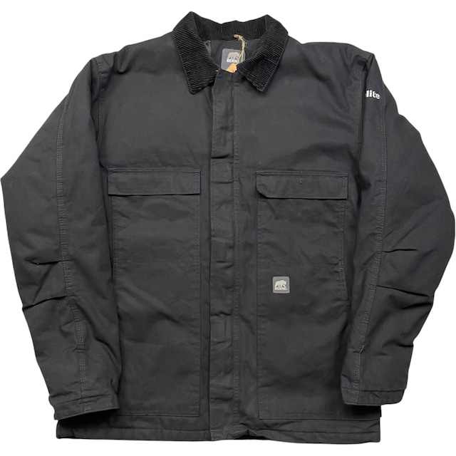 《L》BERNE ダックジャケット 裏キル 刺繍 ブラック no.9538