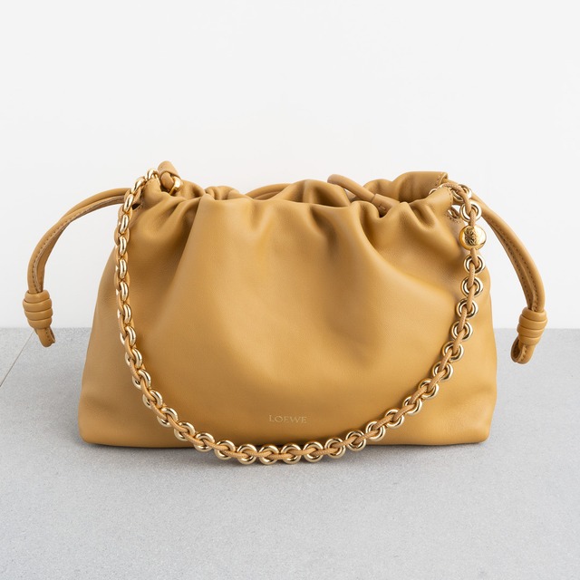 ロエベ フラメンコパース ミディアム サハラ メローナパラム レザー ショルダーバッグ