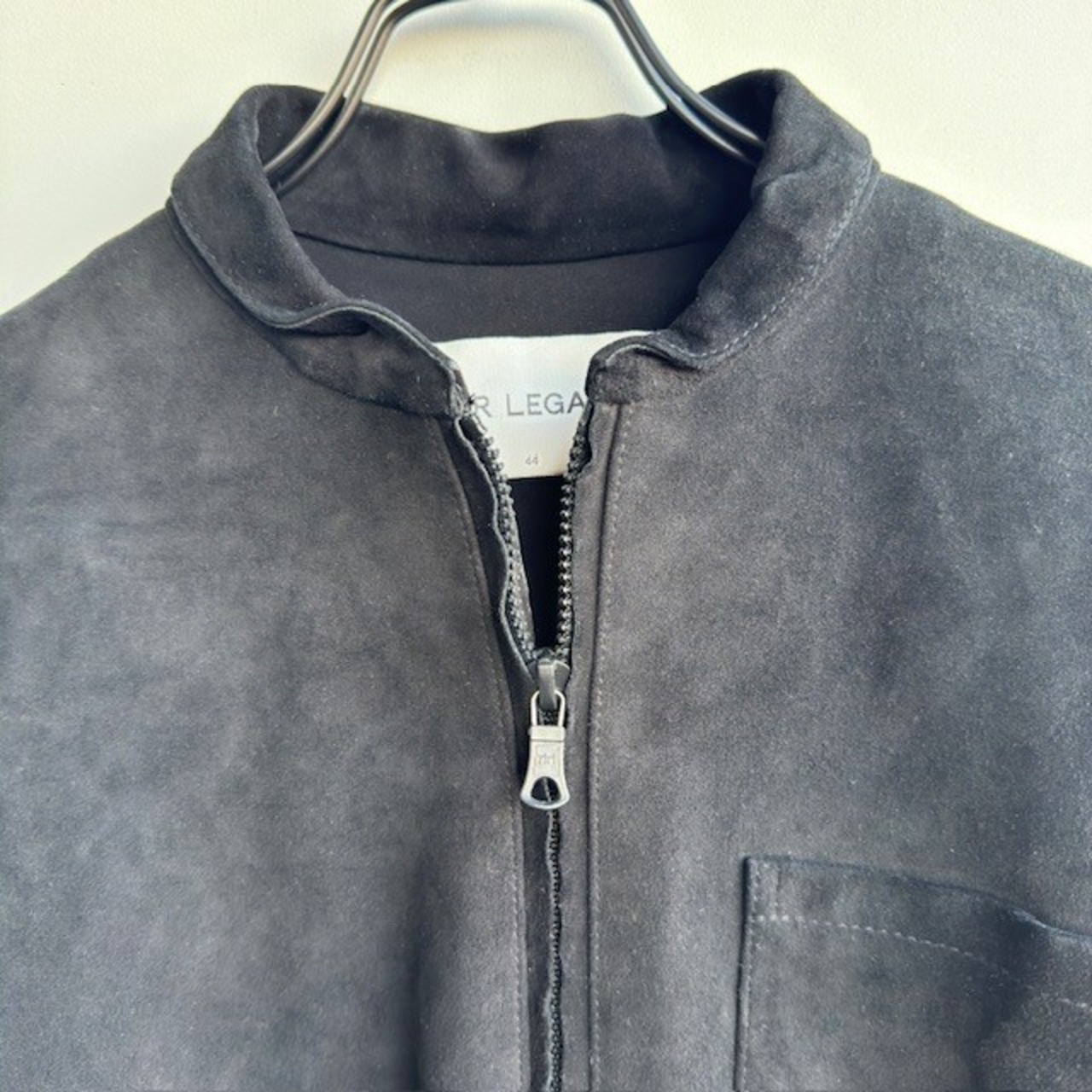 Our Legacy シャツジャケット ブラックスエード AW16 画像8