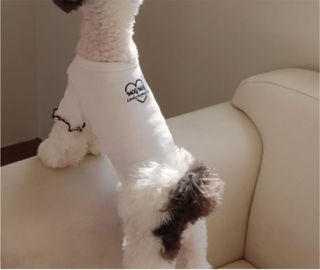 予約  【pecoramou select】  Love Me T-Shirt（Ivory）