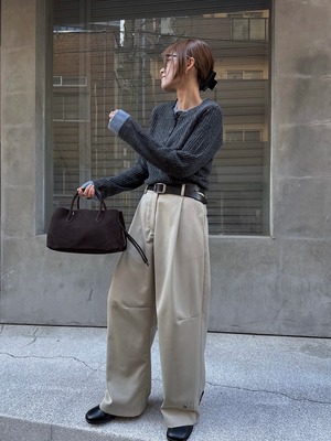 hem belt curve line loose PT