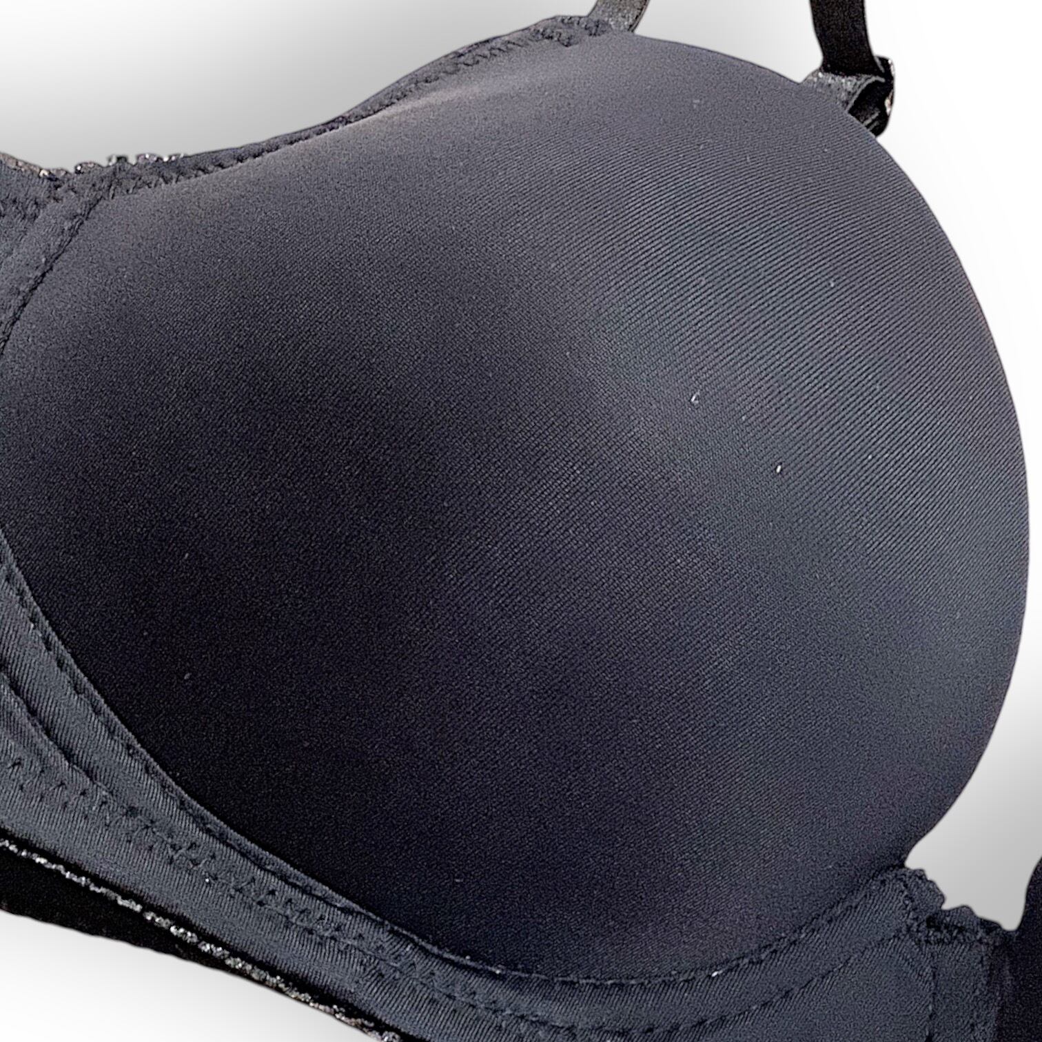 k-N【74921black】脇高シームレスノンワイヤー