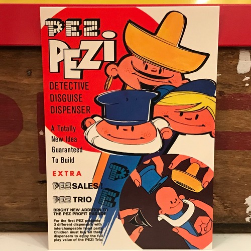 PEZ ペッツ ポストカード (厚紙仕様) PEZi トリオ U.S.A.製 2003年