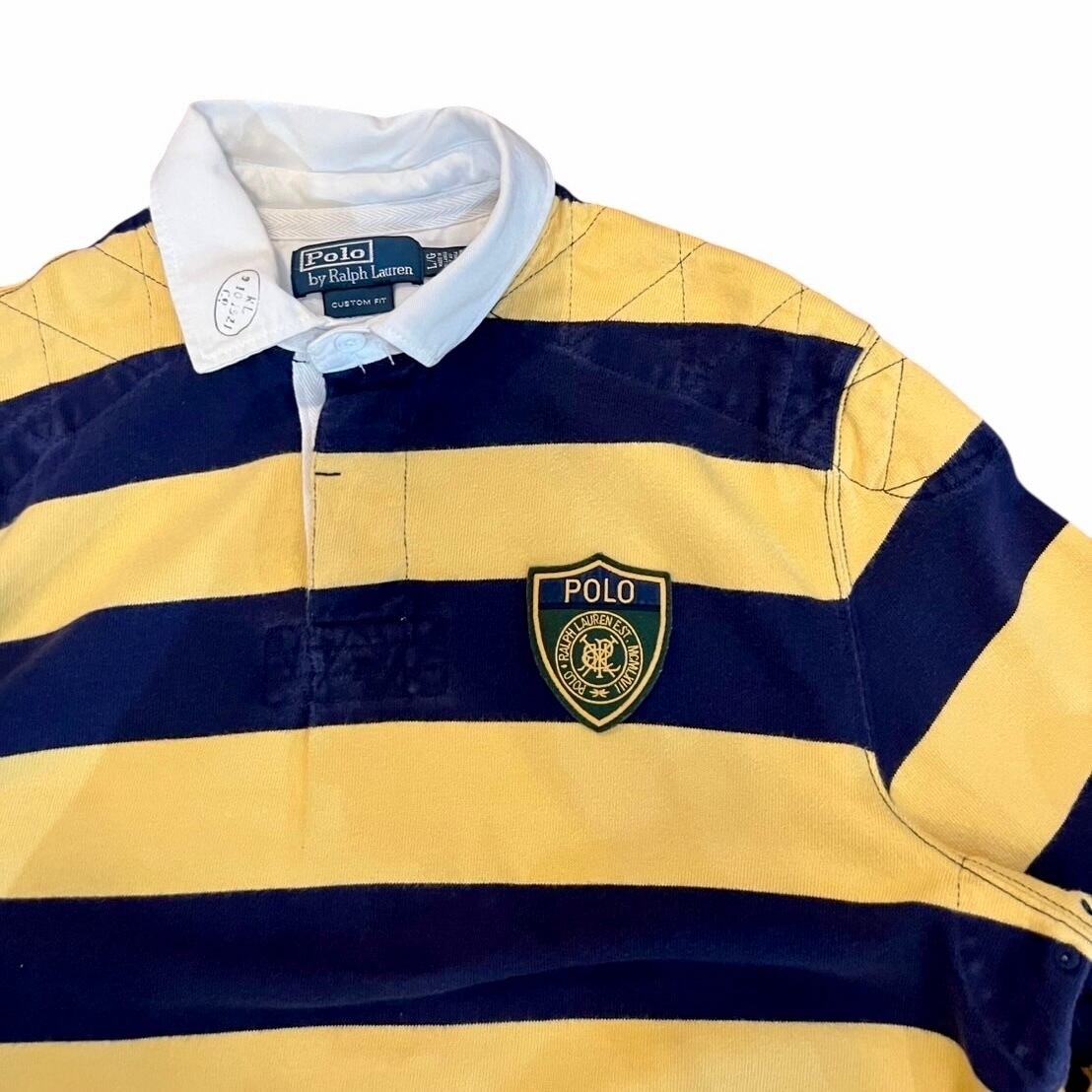 新品 ９０’Sのクールな88 NORTH ラガーシャツ 黄色 レア90’s 新品 90'Sのクールな88 NORTH ラガーシャツ 黄色 レア90's