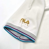 FILA GOLF フィラ ゴルフ 半袖 ストレッチ ポロシャツ サイズ L /ホワイト/メンズ/スポーツ