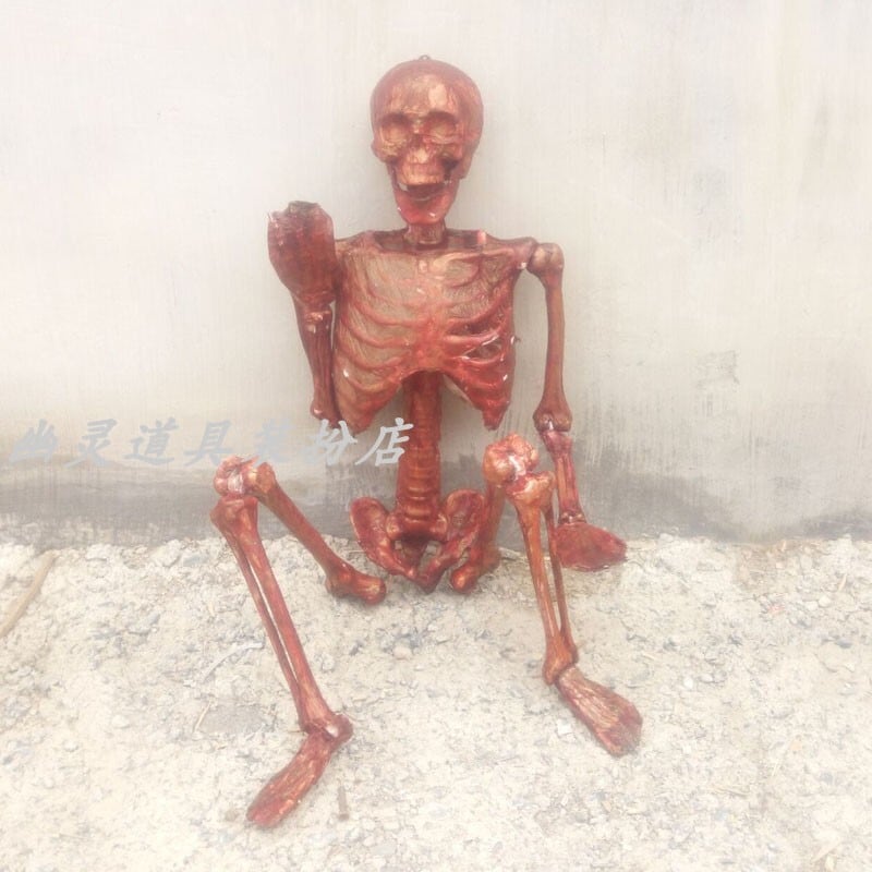 ✞ 新品 ミイラ165cm 置物 ✞ skull 骸骨 スカル ドクロ 髑髏 幽霊