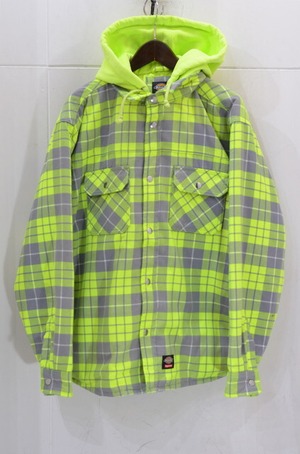 SUPREME × Dickies LINED ZIP UP HOODED FLANNEL SHIRT