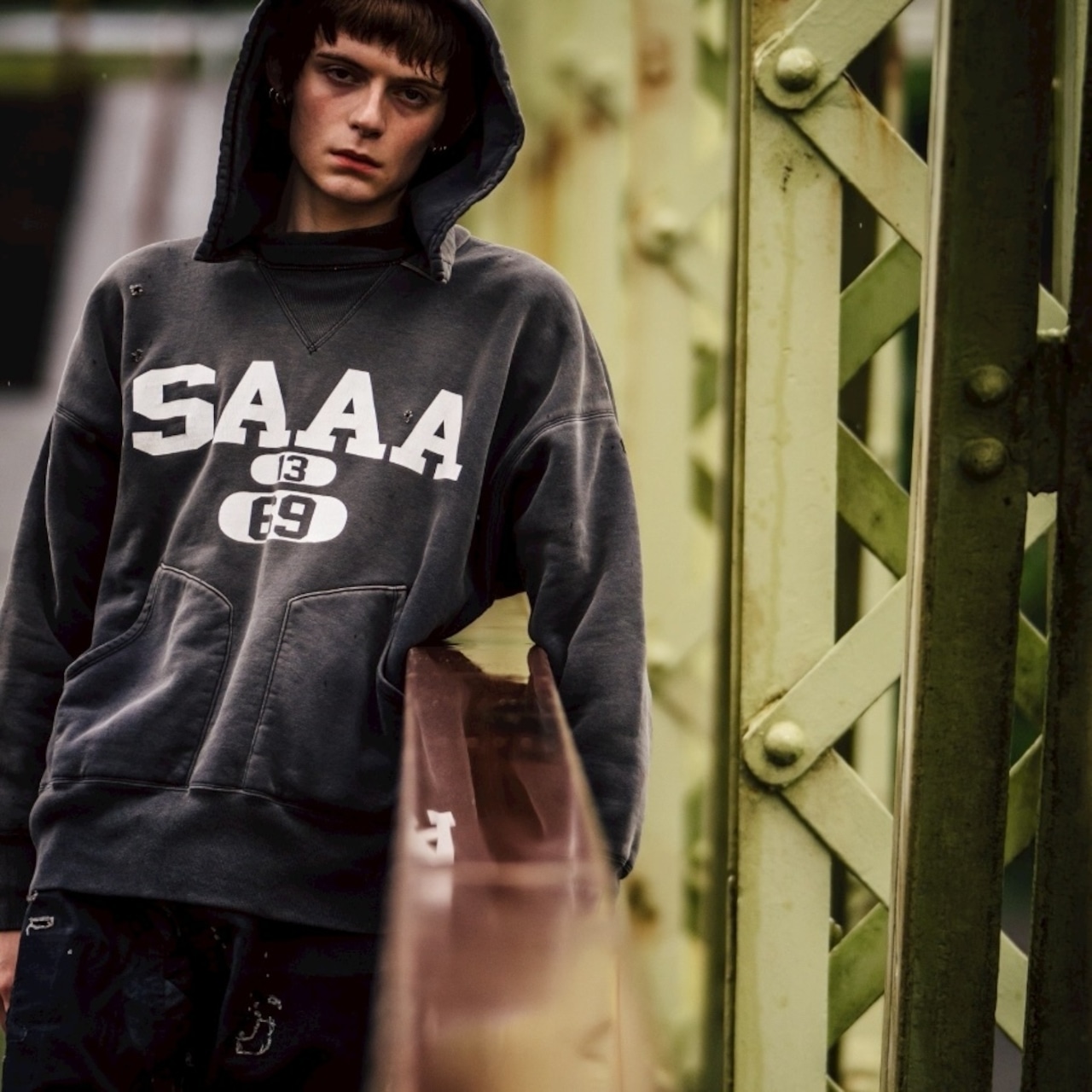 【SAINT Mxxxxxx】SM-HR1-0000-C58/BB_AFTER HOODED DBL FC/SAA/NVY - 6