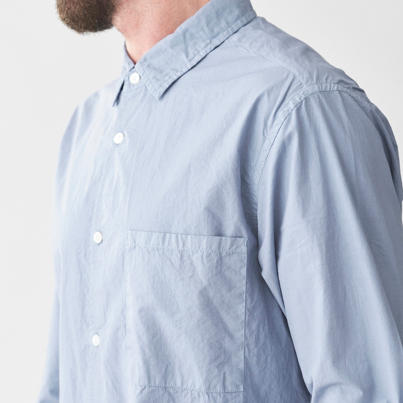 SAGE DE CRET  Organic Cotton Broad Shirt