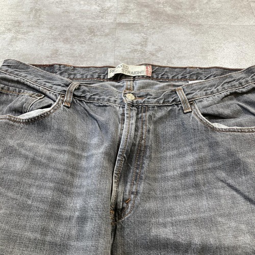 【W38 L32】 usa levi's 先染ブラック リーバイス 559 詳細写真13