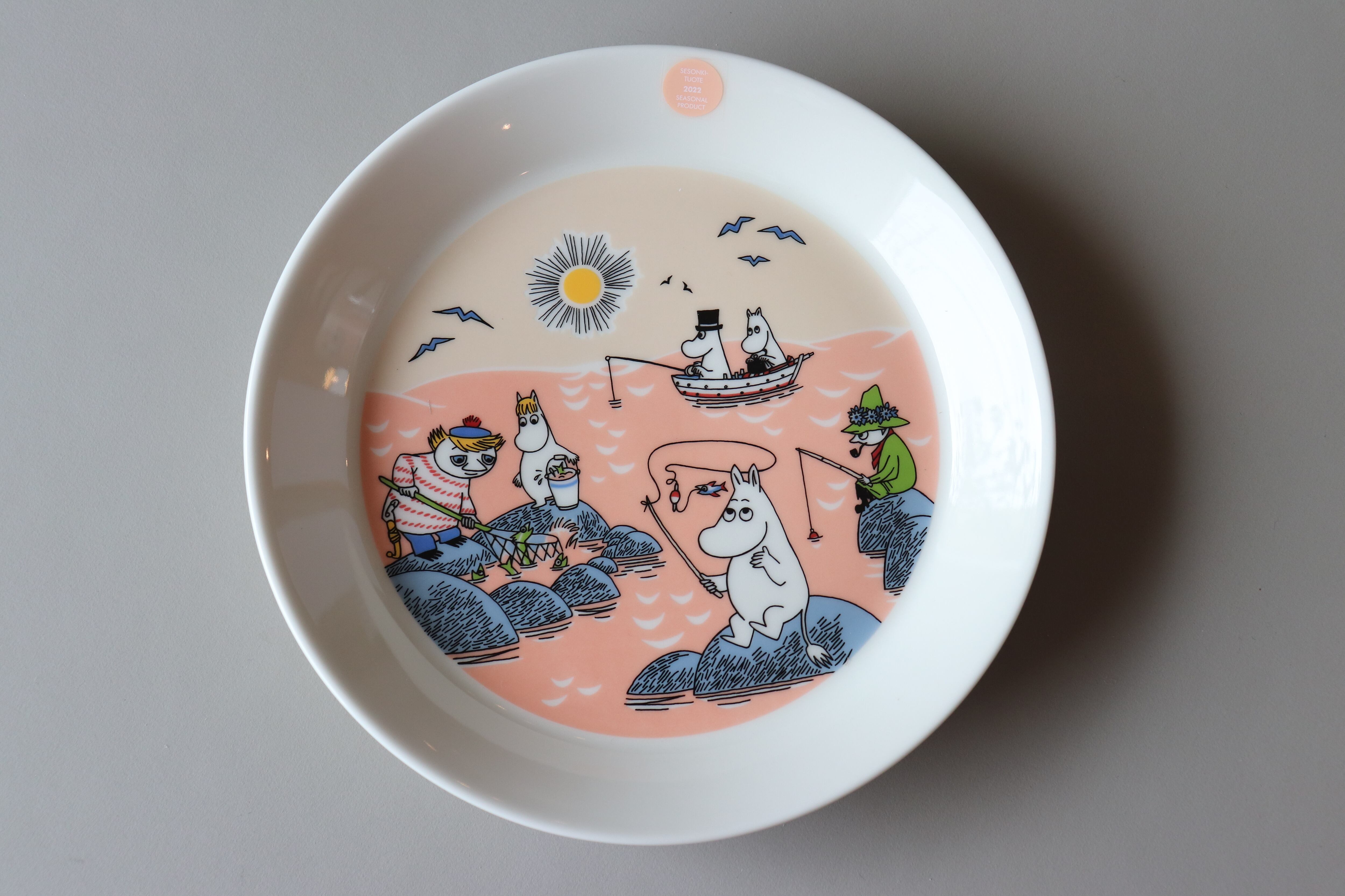 ARABIA /ムーミン 2022サマーフィッシング プレート 19cm | Linnel