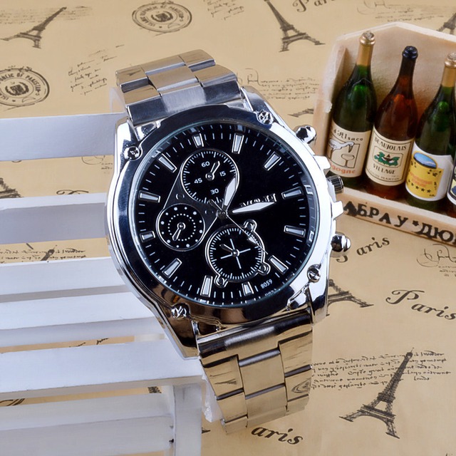 トップの高級ブランドメンズ腕時計防水カジュアル男腕時計レトロレロジオ Masculino 発光鋼腕時計
